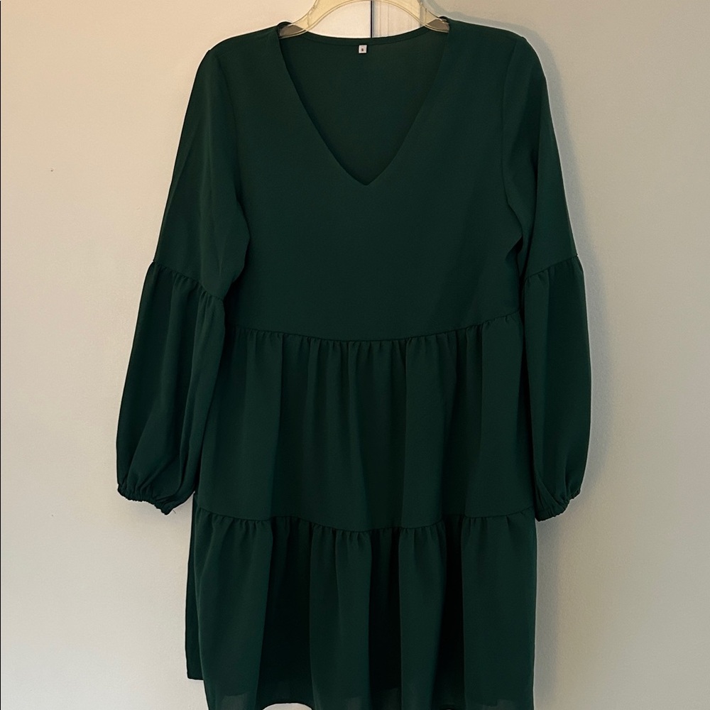 Elegant Green Women's Dress